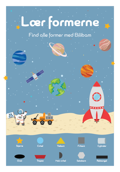 Lær formerne - Rummet